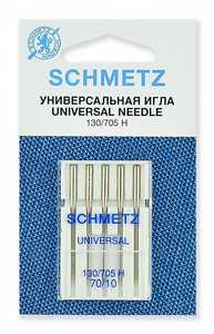 Иглы универсальные № 70 Schmetz 130/705H